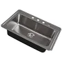MS International Drop-In 33" Stainless Steel Single Bowl Kitchen Sink