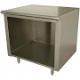 Advance Tabco EEB-SS-303-X 36" Dish Cabinet w/ Open Base, 30"D, Stainless Steel