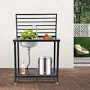 Free Standing Stainless Steel Commercial Sink Set