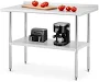 Garvee 24+48 Heavy-Duty Stainless Prep Table