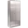 Heavy-Duty Stainless Steel Storage Cabinet with 4 Shelves, 24" x 36" x 78"