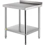 VEVOR Stainless Steel Prep Table 24 x 35 inch
