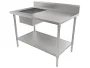 ATS WTPS-3048L Work Table With Prep Sink 48in.W x 30in