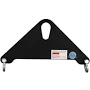 3T x 2FT Triangle Steel Lifting Beam w/ Shackle