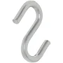 Everbilt 1/4 in. x 2 in. Zinc-Plated Rope S-Hook (2-