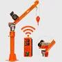 Prowinch 2000 lbs Electric Davit Crane
