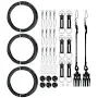 Bluewing Outrigger Rigging Kit All-in-One Kit with 400lb Mono Line, Release Clips, Pulley, Snap Swivels, Crimps, Ball Stops and Rings