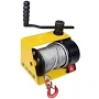 Turbo Worm Gear Hand-Cranked Winch with Bidirectional Self-Locking Manual Hoist
