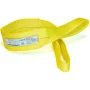 Stren-Flex Eye & Eye Sling: 4" Wide, 18' Long, 11,500 lb Vertical, 9,200 lb Choker, 23,000 lb Basket, Polyester MPN:EEF-2-904P-18