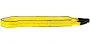 2" x Web Sling Twisted Eye & Eye 2-Ply Tow Strap Lifting 6400# WLL Vertical