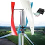 3000W Wind Turbine Kit With 12V 24V Vertical Axis Maglev Generator And Controller Quiet Three Blade Windmill For Boats Terraces Cabins Home Use And Li