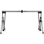 Easily Moved Equipment | Aluminum Gantry Crane - 10'-0" Beam Length - Adjustable Height - 4,400 lbs Capacity - Easily Moved Equipment | 82" - 122" /