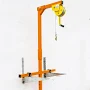 Zhuotong Heavy-Duty Manual Hand Winch, Steel Hand Crank Winch, Foldable AC Lift Bracket, Lifting Winch for AC Install, Outdoor Lifting & Construction,