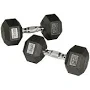 Commercial Quality Rubber Hex Dumbbell Sets | York (RHX)