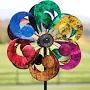 Plow & Hearth Gala 4-Blade Solar Wind Spinner