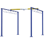 Gorbel 1000-Lb. Overhead Shop Bridge Crane 12ft.L x 15ft.W x 8ft.H