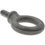 Made in USA Fixed Lifting Eye Bolt | Shoulder, 2266 lb Capacity, M12 x 1.75 Thread, Grade 1030 Steel - Fully Threaded | Part #14012M
