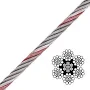 Approved Vendor 1/4" 6x19 Class Wire Rope - 6880 lbs Breaking Strength, Bright/Plain/Steel | Bishop Lifting