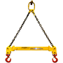 Caldwell, Adjustable Spreader Beam, Capacity 10000 lb, Minimum Spread 72 in, Maximum Spread 120 in, Model 32C-5-6/10
