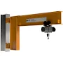 HSI 1000lbs Cantilever Style Jib Crane - 14ft