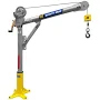 500 lb. Steel davit crane with 12V DC electric winch