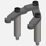 Yoke Arm and Tower Assembly