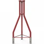 Upper section galvanized hot 1m Tower 450XL Red