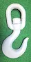 1 USA Industrial Lift Crane Hook W/Swivel Overall 12" Long x 7" Wide 2" Throat