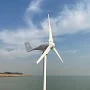 Horizontal Axis Wind Turbine Generator 600W 800W 12V 24V 3/5 Blades For Home use Residential Optional MPPT Charge Controller, 600W 3 Blades / 24V