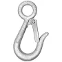 Chicago 9/16" Snap Hook - 1000 lbs WLL, Silver, Forged Carbon Steel/Stainless Steel | Bishop Lifting
