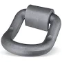 Quality Cargo Control 1" Forged Bent D-Ring with Weld-On Clip