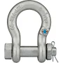 12T - Forged Anchor Shackle w/ Bolt Pin by U.S. Rigging