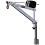 SpitzLift Platform Truck Horizontal 900 lb. Manual Pedestal Crane Package Model Platform-Option-1M