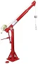 Thern Europe, Conveyor Technique, C2 Slewing Crane, Electrolytically Zinc Plated, Manual Wire Rope Winch With Spur