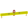 M & W Adjustable Length Lifting Beam with Swivel Hook Bottoms