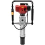 KITNEED Professional Pile Driver 2 Stroke Gasoline Post Drive 52cc Gas Power Driver Push Pile Engine Air Cooling For Professional Or Daily Household