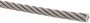 Value Collection | Part #WS-MH-WIRE-061 | 1/2" Dia, Steel Wire Rope, Priced as 1' Increments, 1,000' Total Coil Length | 20,700 Lb Breaking Strength,