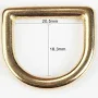 2-10 PCS Solid Brass Cast Rigging D-Ring Harness Hardware Leather Accessories|WUTA