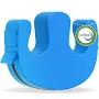 JJ CARE Patient Turning Device - 1 Pc U Shape Turning Pillow, Waterproof PU Leather Case, Anti-Decubitus Turnover Pillow with Handles and Strap,