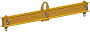 Harrington Adjustable Lifting Beam, 2 Ton, HALB-2-6