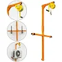 Air Conditioner Installation Tools, 1500 LBS Outdoor AC Installation Lift, Air Conditioner Lifting Tool with Manual Winch for Warehouse Industrial,
