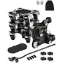VEVOR Furniture Dolly Maximum Load 1200 lbs Heavy Duty 5 360° Rotation Wheels Carbon