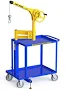 Ergonomic Lifting Device, Cable Sky Hook w ith Mobile Cart Base and Articulating Arm