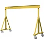 Caldwell, Fixed Height Gantry Crane, Material Steel, Load Capacity 16000 lb, I-Beam Length 306 in, Model H90-8-16/24