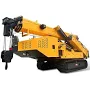 Customized narrow space 5 ton mini hydraulic 360 degree lifting 16m spider crawler crane