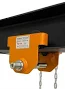 Bison ATP Low-Headroom Geared Trolley - 2Ton (6.3in - 12.01in)