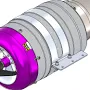 Turbine mounting clamp, for JetCat P200, P300 Turbine Engines