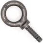 Made in USA | Value Collection Fixed Lifting Eye Bolt | Shoulder, 900 lb Capacity, 5/16-18 Thread, Grade 1030 Steel - Fully Threaded, 1-1/8"