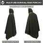 Onewind Lightweight Poncho Shelter, Solitary Shelter Cape Silnylon Emergency Survival Shelter Ultralight Minimalist Shelter for Camping Hiking