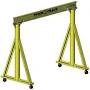 Harrington Portable Gantry Crane, 6,000 lb. Load Capacity, 7.0" I Beam Flange Width